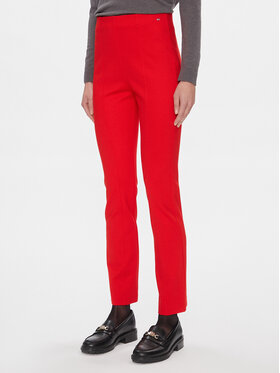 Tommy Hilfiger Tommy Hilfiger Текстилни панталони Elevated WW0WW39721 Червен Slim Fit