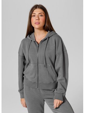 PITBULL PITBULL Bluza Bluza rozpinana z kapturem damska Washed Manzanita II XS/S Szary Regular Fit
