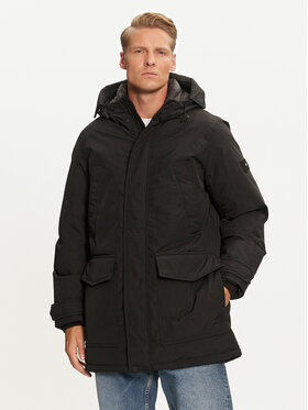 Tommy Hilfiger Tommy Hilfiger Daunenjacke Rockie MW0MW36595 Schwarz Regular Fit