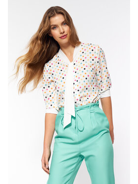 NIFE NIFE Bluzka Bluzka Kolorowy Classic Fit