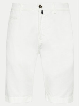 Pierre Cardin Pierre Cardin Pantalon scurți din material 34770/000/5002 Alb Modern Fit