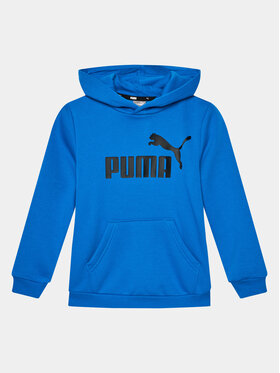 Puma Puma Mikina Ess Big Logo 586965 Modrá Regular Fit
