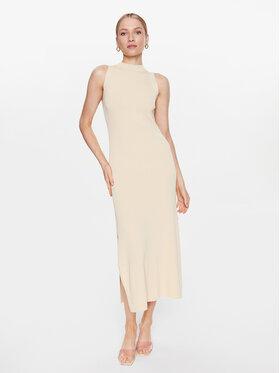 IVY OAK IVY OAK Rochie tricotată Klaudia IO1123S3119 Bej Slim Fit
