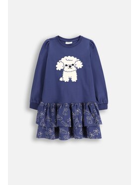 Coccodrillo Coccodrillo Sukienka ZC5129102FGK-015 Granatowy Regular Fit