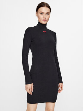 Hugo Hugo Ikdienas kleita Naloniki 50510310 Melns Slim Fit