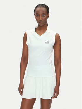 EA7 Emporio Armani Технічна футболка 7W000200 AF13282 M9040 Білий Regular Fit