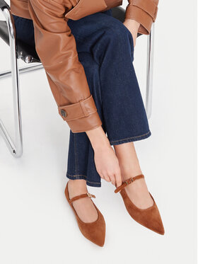MEXX MEXX Baleríny EO-WS1314-01 Světle hnědá