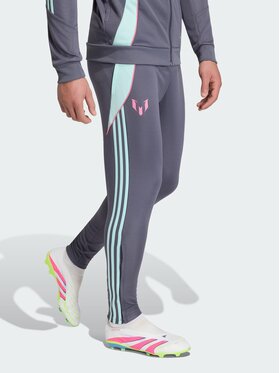 adidas adidas Spodnie dresowe Messi Szary Regular Fit