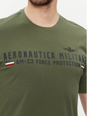 Aeronautica Militare Majica 241TS1942J538 Zelena Regular Fit