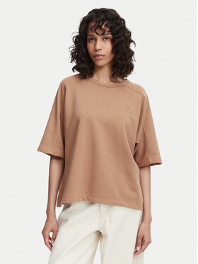 Beverly Hills Polo Club Beverly Hills Polo Club Póló P-SS26W-TS00817 Világosbarna Oversize