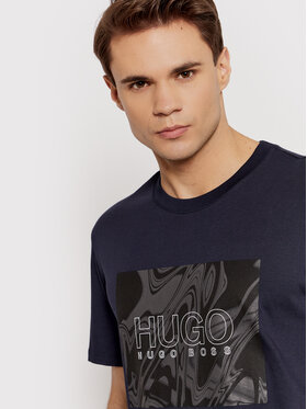 Hugo Hugo T-Shirt Dolive_U221 50463213 Dunkelblau Regular Fit