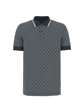 JOOP! JOOP! Тениска с яка и копчета JJ-Jessino 30101930 Син Regular Fit