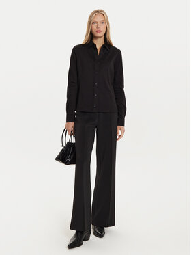 Calvin Klein Hlače K20K207647 Crna Wide Leg