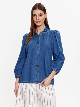 Culture Culture Jeans srajca Paola 50109305 Modra Relaxed Fit