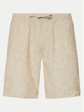 INDICODE INDICODE Шорти з тканини Wallis 70-727 Бежевий Regular Fit