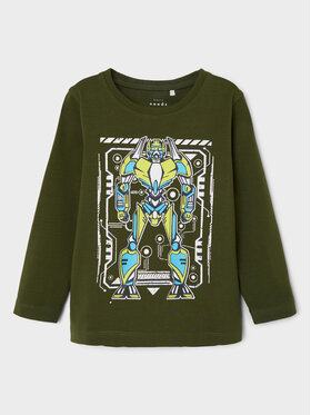 NAME IT NAME IT Majica 13218856 Zelena Regular Fit
