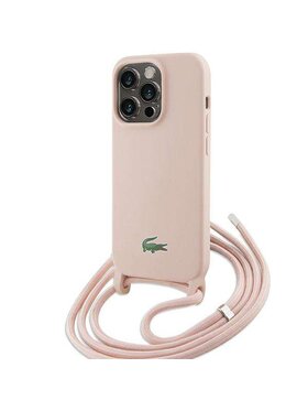Lacoste Lacoste Etui na telefon Apple iPhone 15 Pro Max Różowy
