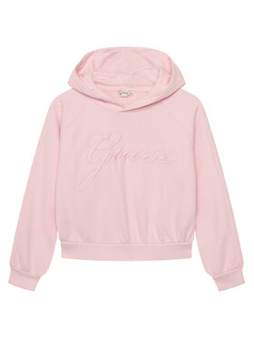 Guess Guess Bluza J6GQ03 KAD74 Różowy jasny Relaxed Fit