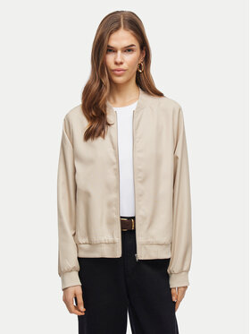 Vila Vila Bomber-jakk Papaya 14100221 Beež Regular Fit