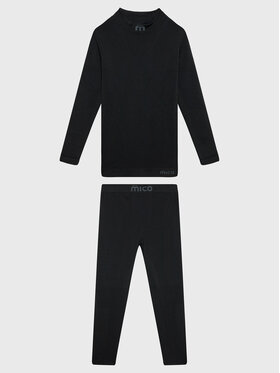 Mico Mico Súprava funkčnej bielizne BX02826 Čierna Slim Fit