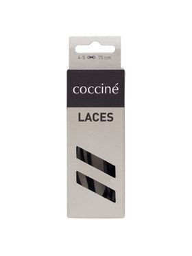 Coccine Coccine Vezice za obuću SZNUROWADŁA 75 cm F2 WOSKOWANE v.AZ Crna