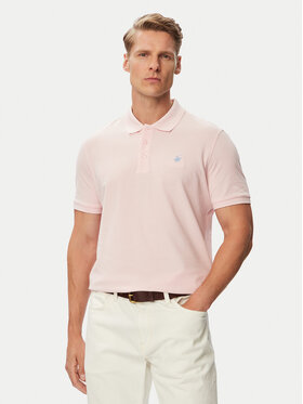 Beverly Hills Polo Club Beverly Hills Polo Club Тениска с яка и копчета P-SS26M-P42560_BBU Светлорозов Regular Fit