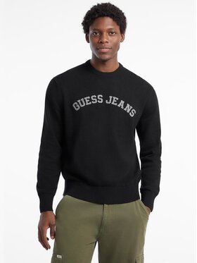 Guess Jeans Guess Jeans Sweter 177399 Czarny Classic Fit