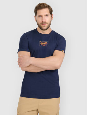 4F 4F T-Shirt MISSION READY Granatowy Regular Fit