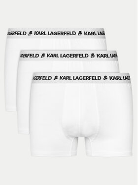 KARL LAGERFELD KARL LAGERFELD Súprava 3 kusov boxeriek A1M47151 Biela