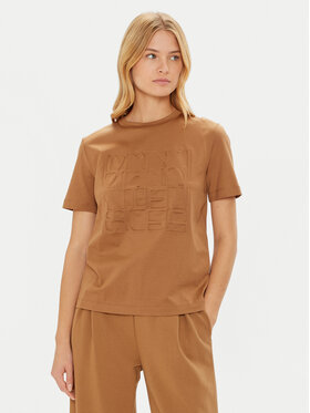 Max Mara Leisure Max Mara Leisure Póló Paggio 2426946038 Barna Regular Fit