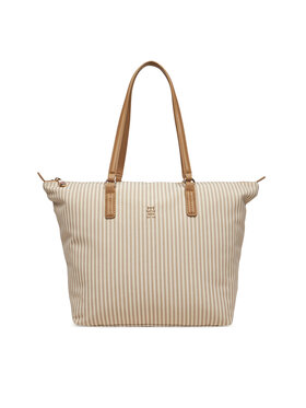 Tommy Hilfiger Tommy Hilfiger Geantă Poppy Summer Tote AW0AW17203 Bej