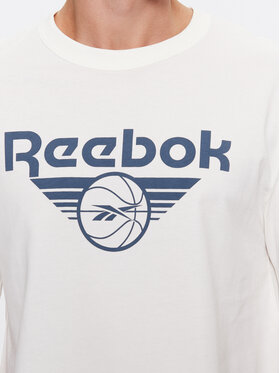 Reebok Majica Basketball IL4435 Bela Regular Fit