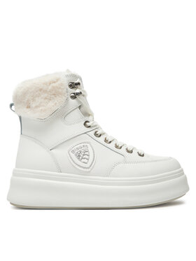 Blauer Blauer Stiefeletten F4EMERY01 Weiß