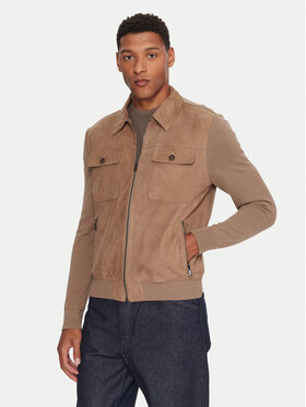 Milestone Milestone Nahkjope MSRayan 531624 60700 Beež Regular Fit
