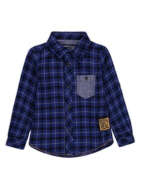 Kanz Kanz Koszula 1843453-0002 Granatowy Basic Fit