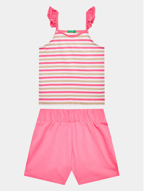 United Colors Of Benetton United Colors Of Benetton Completo top e pantaloncini 3NVVGK009 Multicolore Regular Fit