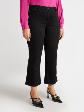 Fiorella Rubino Fiorella Rubino Jeansy P549T104751N033 Czarny Flare Fit