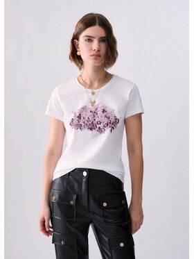 Liu Jo Liu Jo T-shirt WF6346JS923L9466 Bianco Regular Fit