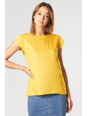 QUIOSQUE QUIOSQUE Blúzka QUIOSQUE 2LI002342 Žltá Regular Fit