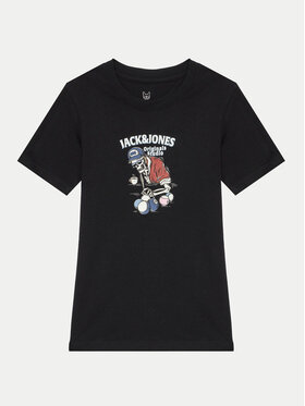 Jack&Jones Junior Jack&Jones Junior T-shirt Eight Skull 12267395 Crna Standard Fit