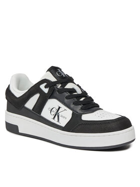 Calvin Klein Jeans Calvin Klein Jeans Снікерcи Basket Cupsole Low Mix Ml Fad YW0YW01301 Чорний
