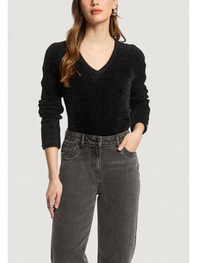 Morgan De Toi Morgan De Toi Maglione 212-MOOVE Nero Sweat Fit