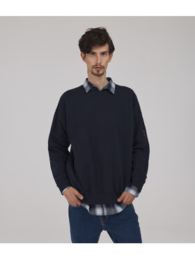Lee Cooper Lee Cooper Bluza NICO Granatowy Relaxed Fit