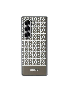 DKNY DKNY Etui na telefon Fold6 Brązowy