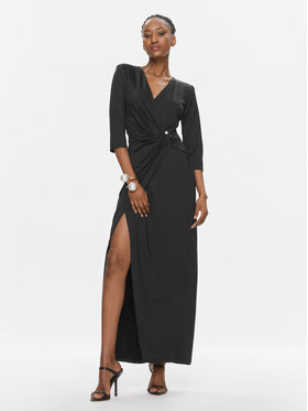Rinascimento Rinascimento Robe de soirée CFC0019273002 Noir Regular Fit