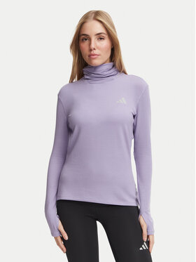 adidas adidas Bluză tehnică Adi365 Running Essentials Winterized KV4284 Mov deschis Slim Fit