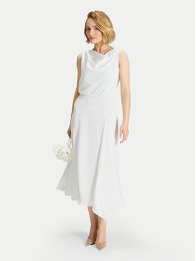 Swing Swing Rochie cocktail 5AJ16500 Alb Regular Fit
