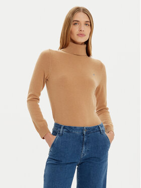 Gant Gant Krekls ar augstu apkakli 4805263 Bēšs Regular Fit