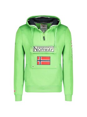 Geographical Norway Geographical Norway Bluza WW4181H/GN-Flashy green Zielony Regular Fit