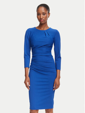 Rinascimento Rinascimento Kokteiļkleita CFC0130327003 Zils Slim Fit